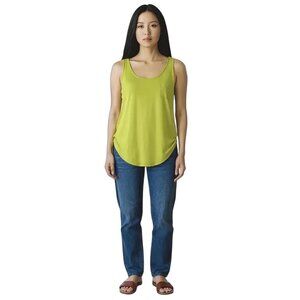 Rue21 Womens Lime Green Tank Top L Rayon/Spandex Made In Vietnam